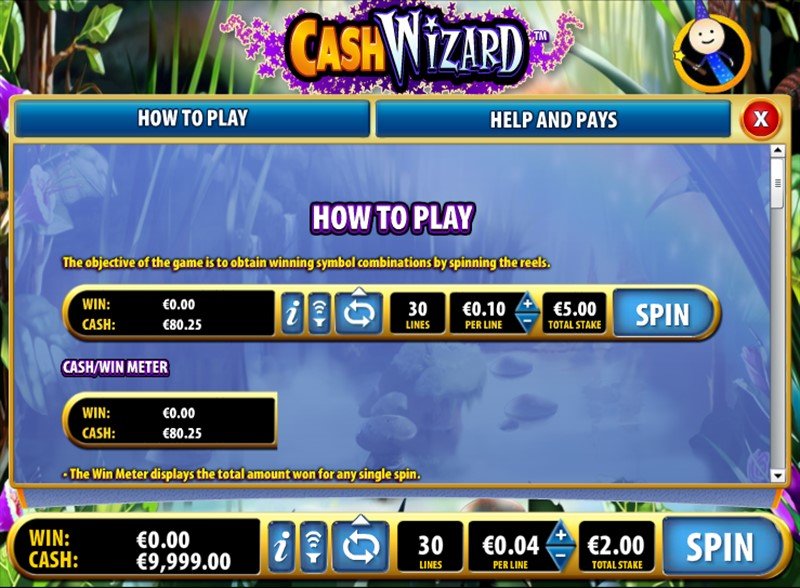 как играть Cash Wizard бесплатно