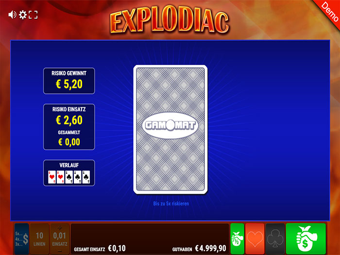 explodiac paytable 3